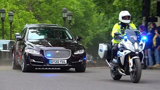 SEG escorting the Royal Family from Buckingham Palace