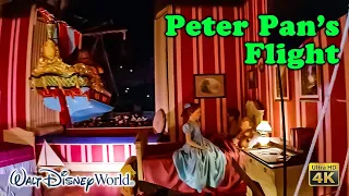 Peter Pan's Flight On Ride Low Light 4K POV Magic Kingdom Walt Disney World 2023 04 03