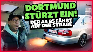 JP Performance - DORTMUND STÜRZT EIN! | Audi A4 5-Zylinder auf der Straße!