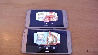 Samsung Galaxy J7 vs J5 - GTA San Andreas Gameplay Comparison!