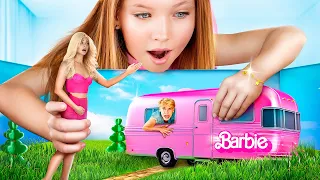 ¡Barbie Embarazada En La Vida Real! ¡Makeover Para La Casa Rodante De Barbie!