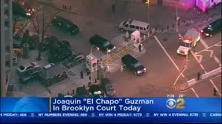 "El Chapo" Arrives At Brooklyn Federal Court