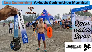 Arkade Swimathon Mumbai | 10Km Sea Swimming | Open Water Swim Competition | Power Peaks | Training