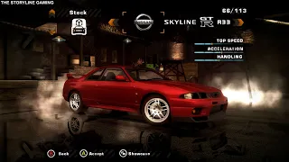 Need For Speed : Most Wanted Remastered - Nissan Skyline GT-R R33 - Gameplay PC