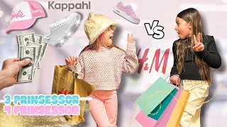 SHOPPING CHALLENGE🛒🛍👚 KÖPER KLÄDER ÅT VARANDRA💸vem gör det bäst?🤩 - 3prinsessor VLOGG💕