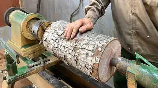 The Most Skillful, Quick And Easy Woodworking - Working With An Artistic Wood Lathe