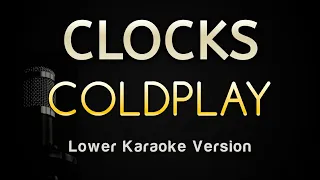 Clocks - Coldplay (Karaoke Songs With Lyrics - Lower Key)