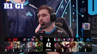 100 vs C9 - Game 1 | Round 1 S14 LCS Spring 2024 Playoffs | 100 Thieves vs Cloud 9 G1 full
