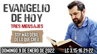 Evangelio de hoy Domingo 9 de Enero (Lc 3,15-16.21-22) | Wilson Tamayo (Tres Mensajes) | Biblia