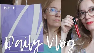 DAILY VLOG citesc comentarii negative, incerc un gloss IMAR si unboxing Marionnaud