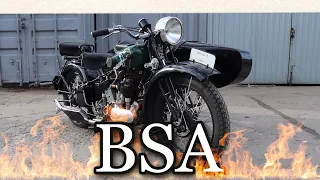 Английский мотоцикл BSA 1930 года от мотоателье Ретроцикл