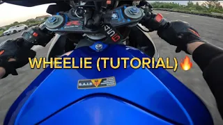 WHEELIE (TUTORIAL)🔥 | MOTOVLOG