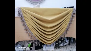 كيفية خياطة الفستونة العادية بطريقة سهلة drappage de rideaux