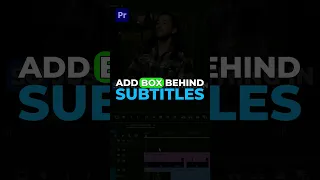 Create Subtitle Boxes in Premiere Pro #shorts #premierepro
