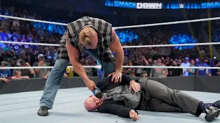 BROCK LESNAR ATTACKS ADAM PEARCE FULL SEGMENT WWE SMACKDOWN