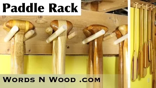 Easy DIY Canoe Paddle Rack (WnW #69)