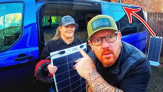 Unbelievably THIN Solar Panels For Your Van Build