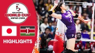 JAPAN vs. KENYA - Highlights | Women's Volleyball World Cup 2019