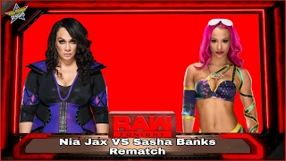 720pHD WWE Raw 2017.01.30 Sasha Banks vs Nia Jax