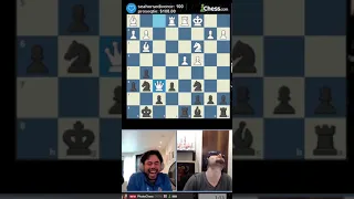 Hikaru reacts to GothamChess playing blindfolded - Funny Moments