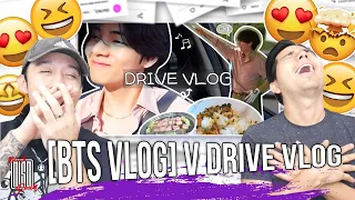 [BTS VLOG] V l DRIVE VLOG | REACTION