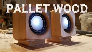 How to make Pallet Wood Block Mini Speakers