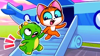 ✈️ Cuida de tu Mascota en el Avión ✈️ Historias de Reglas de Seguridad para Niños por Purr Purr 😻