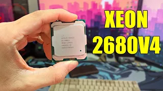 É QUASE um 2690V4... Xeon 2680V4 por 80 REAIS - Teste, Comparativo e Conclusão