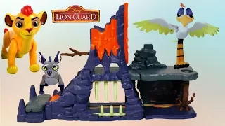 DISNEY JUNIOR LION GUARD PRIDE LAND RIVALS JANJA VS KION WITH LIGHTS PHRASES AND SONGS -  UNBOXING