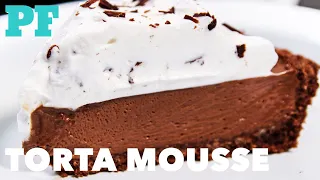 Torta MOUSSE de Chocolate Super Cremosa | PratoFundo