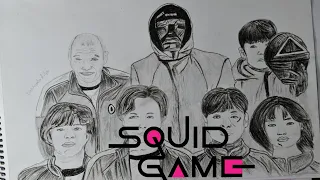 Squid Game Drawing - Time-lapse