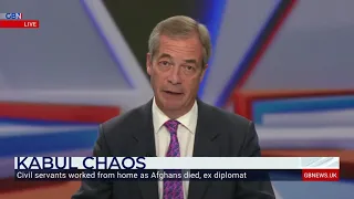 Nigel Farage: Sir Philip Barton not returning to work as Kabul fell is a 'disgrace'