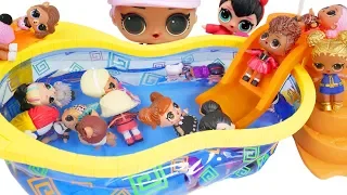 LOL Surprise Supreme Slumber Party at High School Musical Pool Dolls House