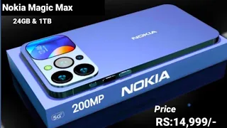 Nokia Magic Max - 7000mAh Battery, 250Camera, 5G, HD, 24GB Ram,512GB, Hand's On, Specs Get a Website
