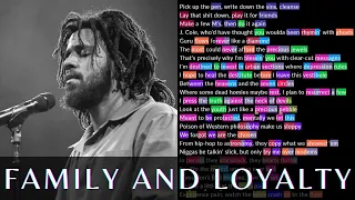 J Cole - Family and Loyalty | Rhymes Highlighted
