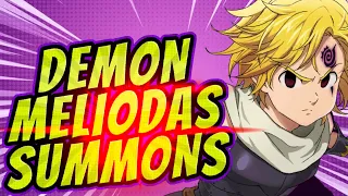 Demon Meliodas SUMMONS!  - Seven Deadly Sins: Grand Cross