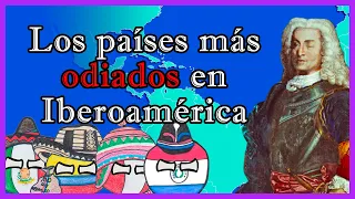 Los 5 países más ODIADOS en IBEROAMÉRCA 😡 - El Mapa de Sebas