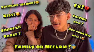 First ￼Q&A video with Neelam ￼🤣😍| everything reveal 😰￼