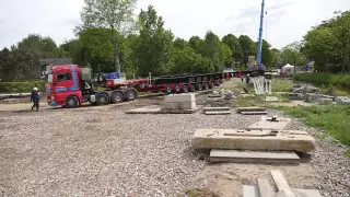 Van der Tol b.v. Jeremiebrug over Vikingrijn geplaatst