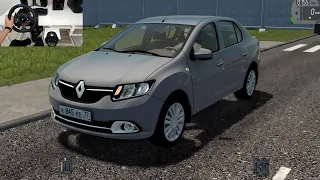 Realistic Driving With Renault Symbole (Logan ) - City Car Driving ( Steering Wheel + shifter )