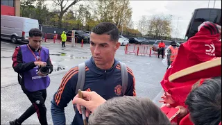 Manchester United Players Arrive at Old Trafford to face West Ham United