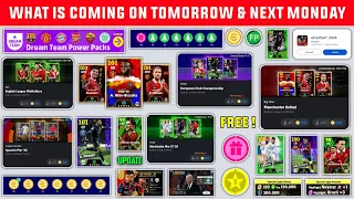 What Is Coming On Tomorrow & Next Monday In eFootball 2024 Mobile || New Update V3.4.0 & Free Coins