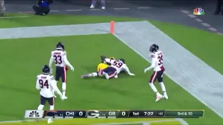 Aaron Rodgers connects with Davante Adams on touchdown pass Bears Vs Packers