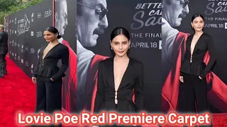 LOVIE POE DUMALO SA RED CARPET PREMIERE NG "BETTER CALL SAUL" SA CALIFORNIA.