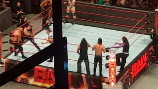The Hardy Boyz, Seth Rollins & Dean Ambrose vs Luke Gallows, Karl Anderson, Sheamus & Cesaro PT 1