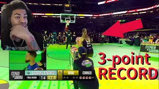 MAKING HISTORY Stephen Curry vs Sabrina Ionescu NBA 3-point contest!
