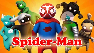 HOW TO MAKE SUPERHEROES IN GANG BEASTS!!! (Spiderman Edition)