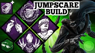 The "JUMPSCARE" Build is SCARY! | The Xenomorph Dead By Daylight Alien DLC Killer Gameplay