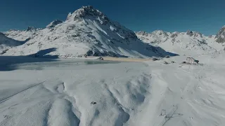 Winter auf der Silvretta-Bielerhöhe im Montafon - Flugaufnahmen l Vorarlberg