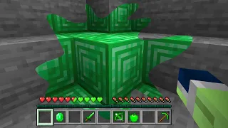 minecraft AMA dokunduğum HER ŞEY zümrüte dönüşüyor!